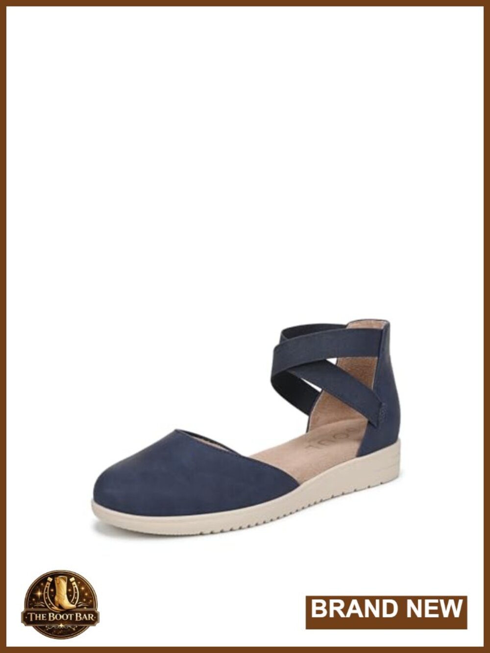 Naturalizer Intro Strappy Flats Women's Casual Pull-On with Arch Support